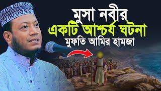 মুসা নবীর একটি আশ্চর্য ঘটনা মুফতি আমির হামজা | Amir Hamza waz | Mufti Amir Hamza New Waz