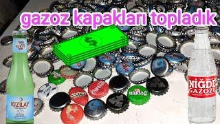 gazoz kapakları ile para kazanma #scrap #ekgelir #hurdatoplama #hurda #parakazanma