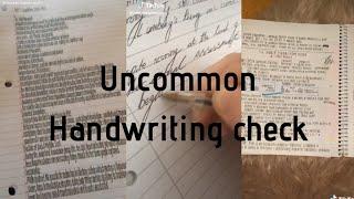 Uncommon handwriting check | Tiktok compilation