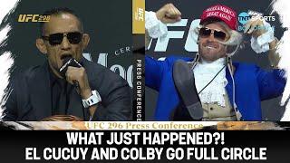 WHAT JUST HAPPENED  Tony Ferguson and Colby Covington do a full 180 | #UFC296 Press Conference