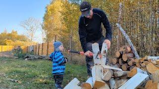 Уехали жить в лес. На сколько он ГЛУХОЙ? Готовим еду на улице. Жизнь простых людей в деревне