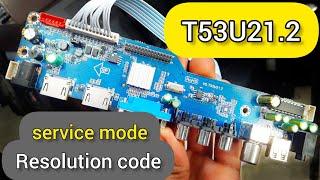 vs.T53U21.2 resolution code / service code