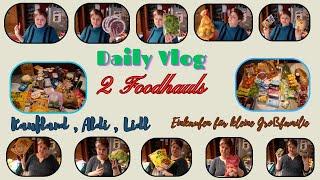 Daily Vlog / 2 Foodhauls zwieschen den Terminen / Kaufland, Aldi, Lidl / einkaufen / Mamaalltag