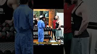Elite Powerlifter Anatoly Explains why protein is bad for you in this hilarious pranks.