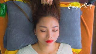 Asmr Scalp Scratching | Hair Pulling | Ear Massage | Head Massage with Gem