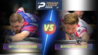 SKYLER WOODWARD  VS  BERNIE REGALARIO | 2024 PREMIER LEAGUE POOL #billiards  #highlights