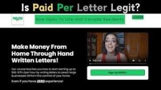 How to Earn $50 $75 hr Writing Letters from home