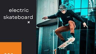 Get outdoors with an electric skid board.#ecotransport #electricskateboard #rideelectric #skateboard