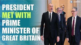 President Ilham Aliyev met with UK Prime Minister