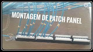 Montagem de Patch Panel