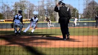 Will Chaney fielding against Ursinus