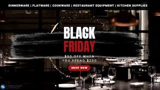 Restaurant Supply Company Black Friday sales and Cyber Monday Deals