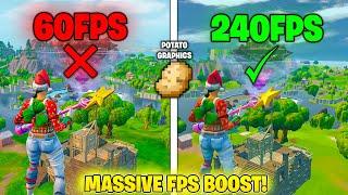 How To Get ULTRA LOW Graphics in Fortnite OG Season! (FPS BOOST + 0 INPUT DELAY )