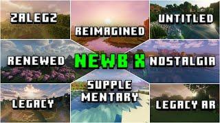  All 8 Newb Shaders Comparision  - Download Links