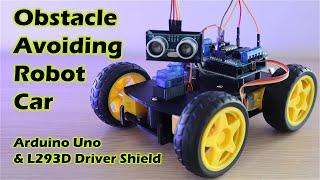 Obstacle Avoiding Robot Car Using An Arduino