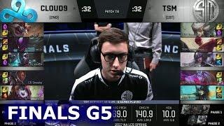 TSM vs Cloud 9 Game 5 | Grand Finals S7 NA LCS Spring 2017 | TSM vs C9 G5 1080p