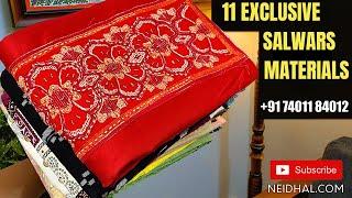 11 New Salwar Material Designs | NEIDHAL.COM | WhatsApp +917401184012 |JUNE 23 #3452
