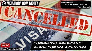 Congresso americano reage contra a censura