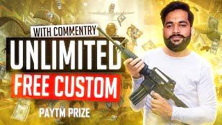 BGMI Free Unlimited Custom Room !! With Commentary | BGMI Live  | Paytm Prize | Gamer Baba