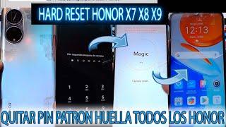 HARD RESET HONOR X7 QUITAR PIN PATRON HUELLA HONOR CMA LX3 LX2