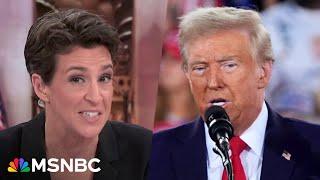 Maddow: Trump's belligerent behavior at campaign's end suggests mental deterioration