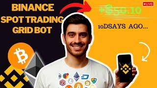 Binance Spot Trading Grid Bot Was Hard Until I Discovered This Trick -  $50 Profit