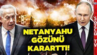 Netanyahu Putin'e Meydan Okuyor! Suriye'ye Saldırdı! Yüzlerce Füze Roket Atıldı