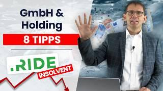 GmbH und Holding GmbH, Holding Struktur richtig gründen auch nachträglich - 8 Tipps | RIDE Insolvenz