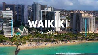 Waikiki Beach, Honolulu - Oahu, Hawaii | 4K drone video