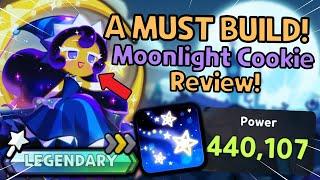 TOTAL INSANITY! MUST BUILD Moonlight Cookie REVIEW! | Cookie Run Kingdom