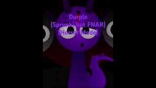 Durple in Sprunki but FNAR horror mode (normal speed)