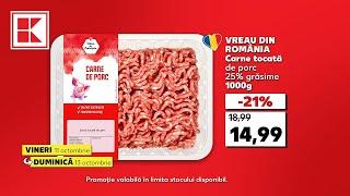 Oferta Kaufland din 11-13 octombrie: carne tocată, piept de pui, fasole albă și cașcaval