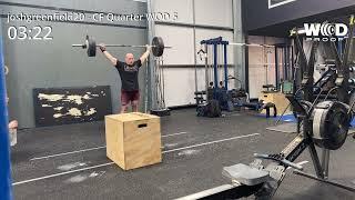 Josh Greenfield, Quarter finals, workout 3
