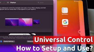 UNIVERSAL CONTROL on Mac and iPad  EXPLAINED