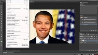 Как заменить лицо в Фотошопе CS5, CS6 Ивангай + Барак Обама