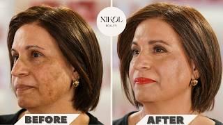 The Secret To Covering DARK SPOTS on Your Face| Nikol Johnson