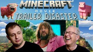 Minecraft movie trailer disaster. BONUS FOOTAGE OF HOW IT SHOULD BE DONE.