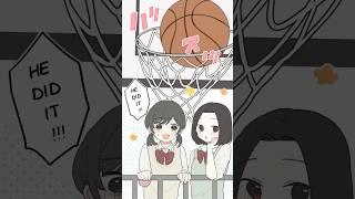He's the Coolest on the Court, But He's Mine!~ | Unexpected RomCom Dubs #mangadub #romcom #shorts