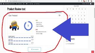 FREE Wordpress Affiliate Product Review Plugin Tutorial  - How to Add  Review Box to Post/Page