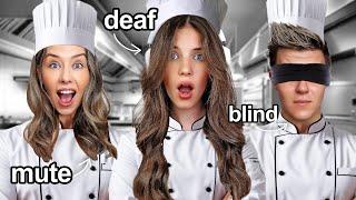 BLIND DEAF MUTE BAKING CHALLENGE! She's HECTIC!!