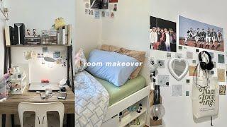 small room makeover  | ft. diy ikea bed, cleaning, unboxing, decorating + quick room tour