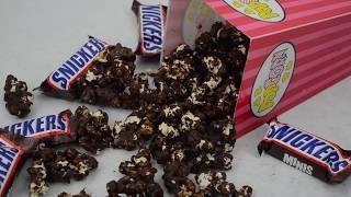 Airfryer Snickers popcorn