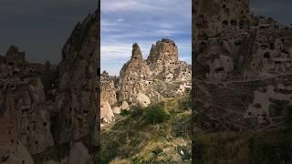 Учхисар - город-крепость, созданный самой природой ️ #travel #cappadocia #turkey #путешествия #trip