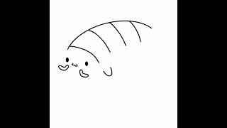콩벌레 ( #pillbug ) 친구 그리기 #shorts