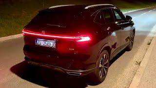 New MG HS 2025 at night - exterior & interior details (LUXURY)