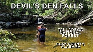 Devil's Den Falls - Chinnabee Silent Trail - Talladega National Forest - Clay County, Alabama