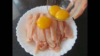 Just fill the chicken breast with eggs  Quick, tasty and very tender Other Cuisine Recipes Subtitles