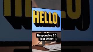 Responsive 3D Text Effect, Comment down if you need full tutorial #adobeillustrator #howtodesign #ai