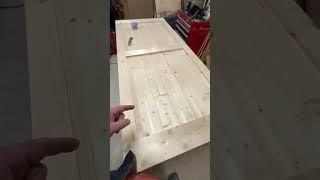 Built a Farmhouse Barn door less than 100$! 