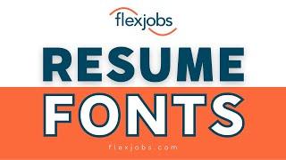 These are the top 10 fonts to use on your #resume! #shorts #careeradvice #resumetips #flexjobs